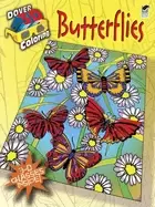 Image of 3 d coloring book butterflies