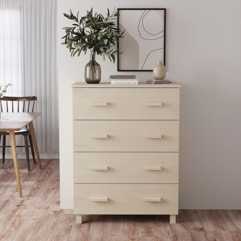 Image of VIDAXL Sideboard hamar Honey Brown 79x40x103.5cm Solid Wood Pine Vidaxl 8720286817704
