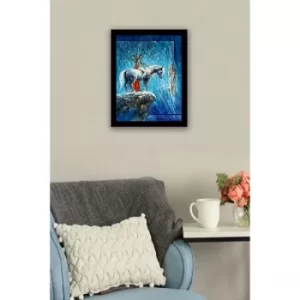 Image of SC0096 Multicolor Decorative Framed MDF Painting