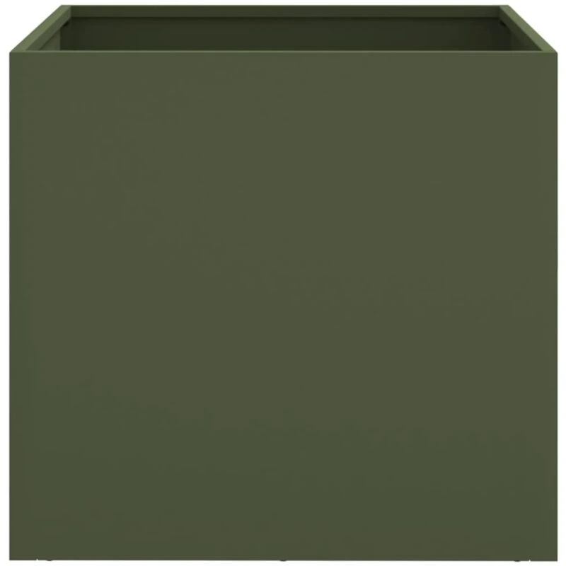 Image of VIDAXL Planters 2 pcs Olive Green 49x47x46cm Steel Vidaxl 8721012364240