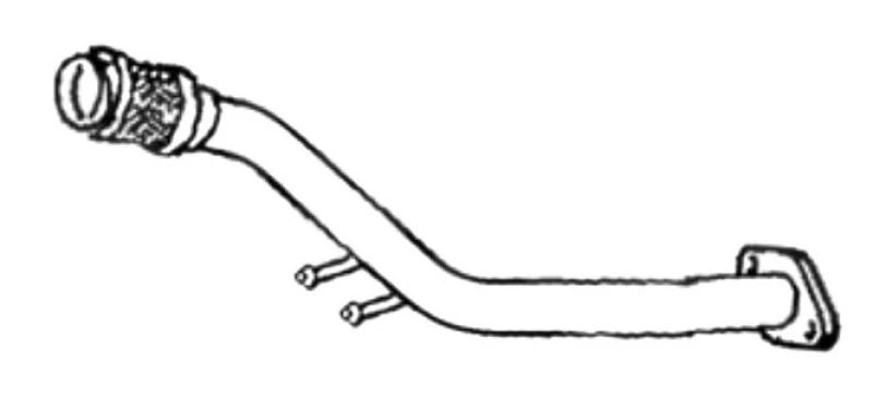 Image of VEGAZ DR-287 Exhaust Pipe Front Exhaust Pipe (17)
