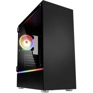 image of Kolink Bastion RGB Midi Tower Gaming Case - Black Window