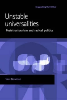 Image of Unstable Universalities by Saul Newman Hardback