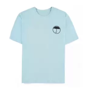 Image of Universal Umbrella Academy Number Five Unisex Small T-Shirt - Blue