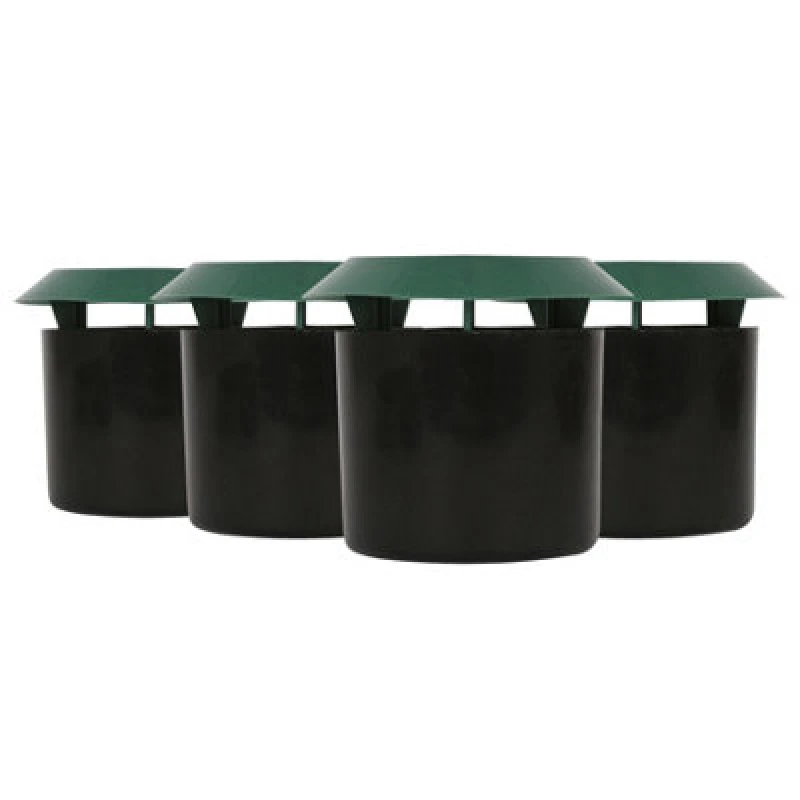 Image of Harbour Housewares 4X Slug & Snail Trap - 11.5Cm X 10Cm - Friendly Pet Safe Outdoor Garden Bait Slugs Snails Nematodes Catcher