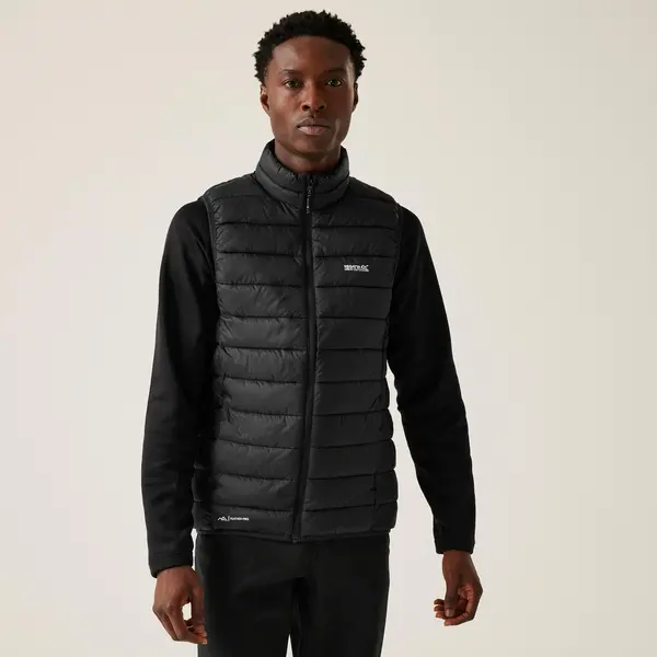 Image of Regatta 'Marizion B/W' Insulated Water-Repellent Bodywarmer Black