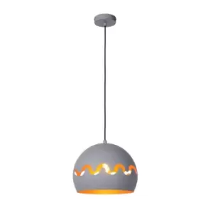 Image of Corentin Retro Pendant Light Children - Ø28cm - 1xE27 - Grey