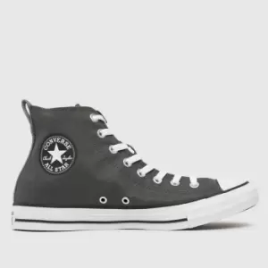 image of Converse Grey Hi Workwear Trainers