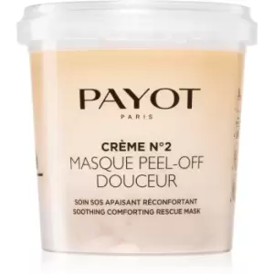 image of Payot Creme No. 2 Masque Peel-Off Douceur Peel - Off Face Mask with Soothing Effect 10 g