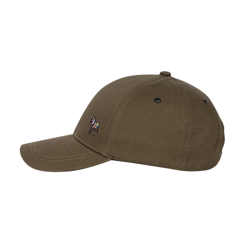 Image of Paul Smith Zebra Baseball Cap - Green Green Mens