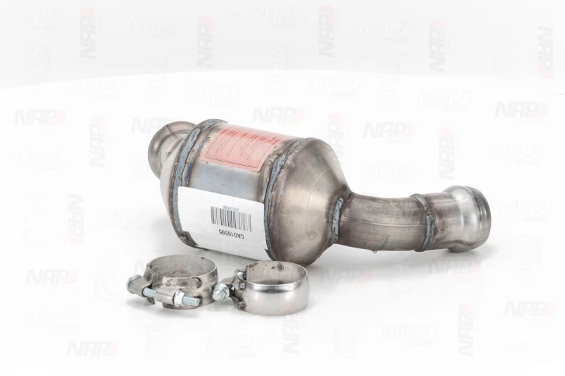 Image of NAP carparts CAD10595 Catalytic Converter with fastening/mounting material Catalyst Converter (429)