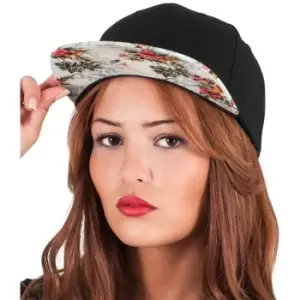 Image of Flexfit Unisex Floral Snapback Cap (One Size) (Mint)
