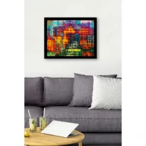 Image of SC0769 Multicolor Decorative Framed MDF Painting