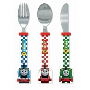 image of Thomas and Friends Thomas Racing Friends 3 Piece Cutlery Set