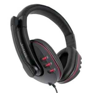 Image of Jedel JD-032 Gaming Headphone Headset with Boom Mic, 40mm Drivers, In-Line Volume Controls, 3.5mm Jack