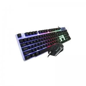 Image of Jedel RGB LED Wired USB Gaming Keyboard and 4D Mouse Set