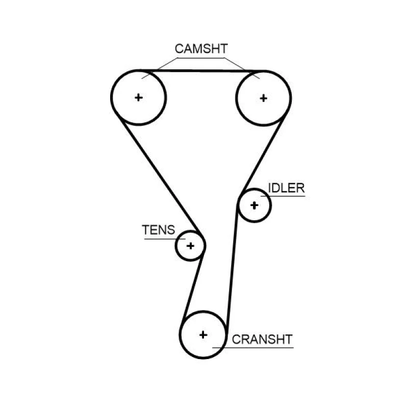Image of GATES Timing Belt GATES 5699XS