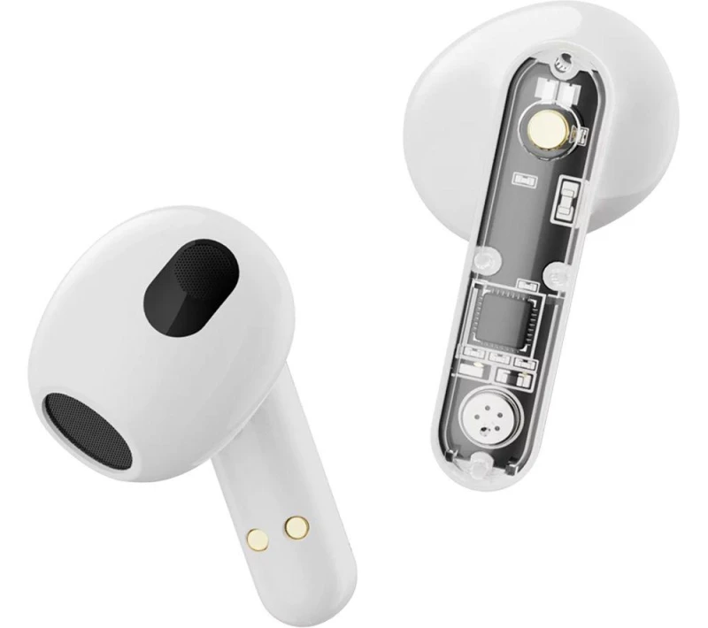 Image of STREETZ T150 Wireless Bluetooth Earbuds - White 7333048060716