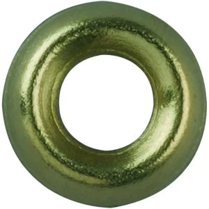 Image of Wickes Brass Screw Cup Washers - No. 10 Pack of 20
