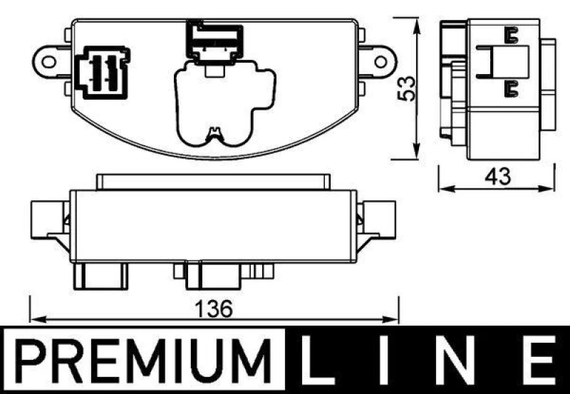 Image of Blower motor regulator MAHLE ABR 106 000P