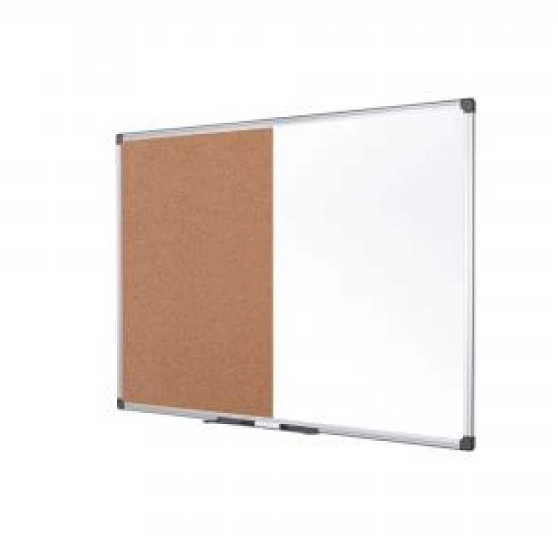Image of Bi-Office Maya Combination Board Cork/Drywipe Surface 80x60cm XA1302170
