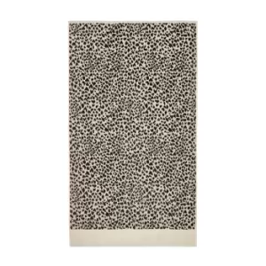 Image of Nalu Nicole Scherzinger Koko Bath Sheet, Linen & Black