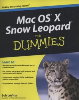 Image of Mac Os X Snow Leopard for Dummies by Bob Levitus Book