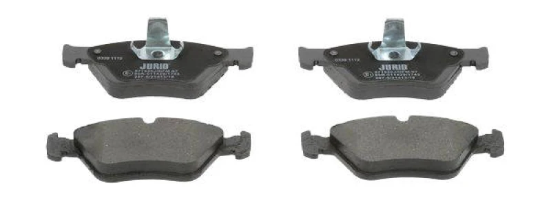 Image of JURID 571530J Brake pad set prepared for wear warning indicator, without accessories Brake Pad Set,disc brake (402)