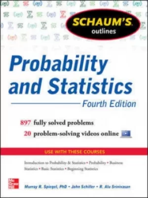 Image of Schaums outlines probability and statistics by Murray R Spiegel