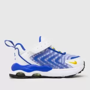 Image of Nike White & Blue Air Max Tw Boys Toddler Trainers