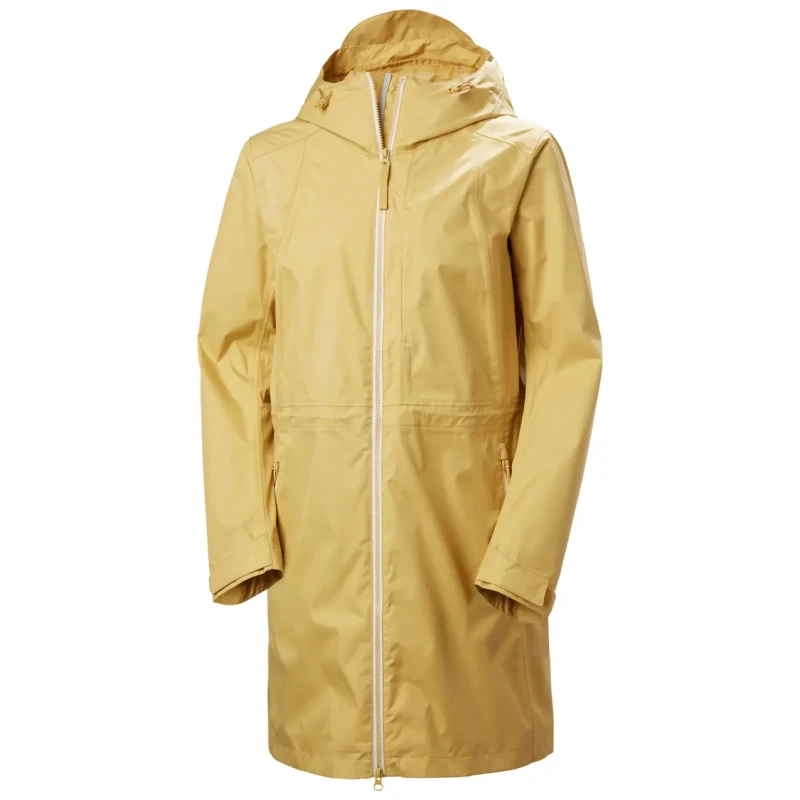 Image of Helly Hansen Womens waterproof jacket Helly Hansen Westport Beige Female L