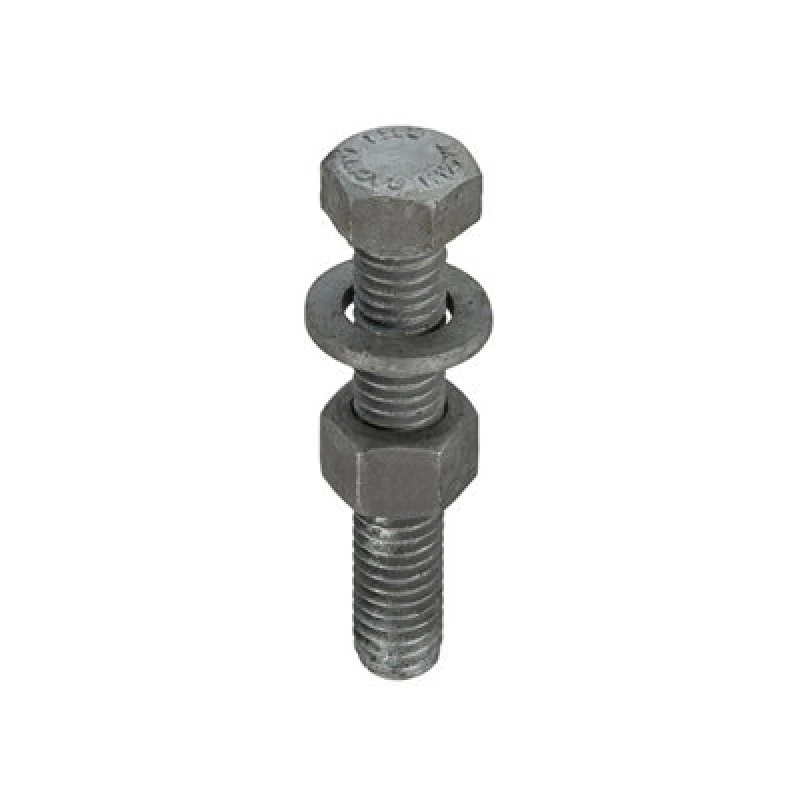 Image of Unifix Ce Marked Assembled Iso 4017 8.8 Galv Set/nut/washer M16 X 65 Box Of 100