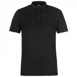 Image of Firetrap Blackseal Embroidered Polo - Black