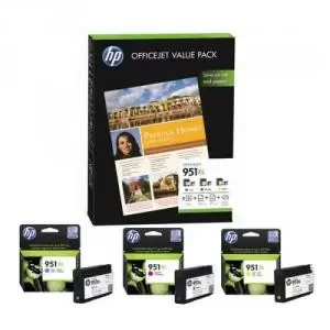 Image of HP 951XL Tri Colour Ink Cartridge