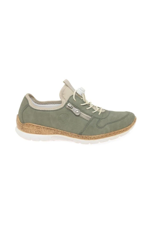 Image of Rieker 'Manifest' Trainers Khaki