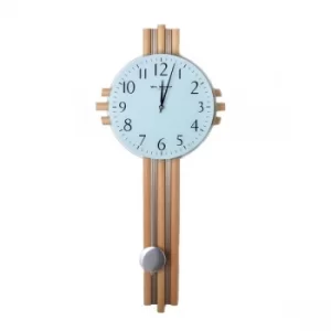 image of Wooden Cross Pendulum Wall Clock