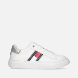 Image of Tommy Hilfiger Kids Flag Faux Leather - UK 12 Kids