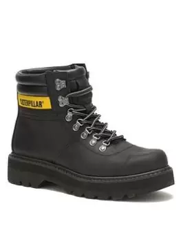 Image of CAT Vanquish Lace Up Boots - Black, Size 7, Women