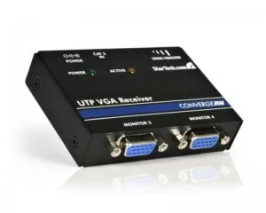 image of Startech VGA over Cat 5 UTP Video Extender Receiver - For ST1214T - Up