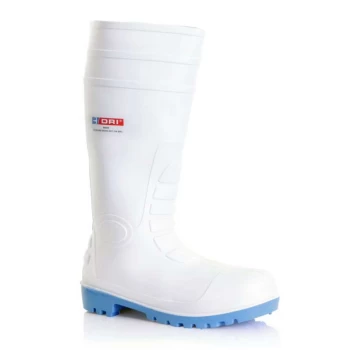 Image of Bdri Weatherproof Size 3 PVC Wellington Boots White