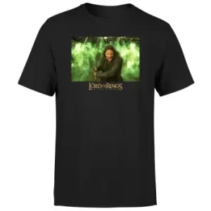 Image of Lord Of The Rings Aragorn Mens T-Shirt - Black - 3XL - Black