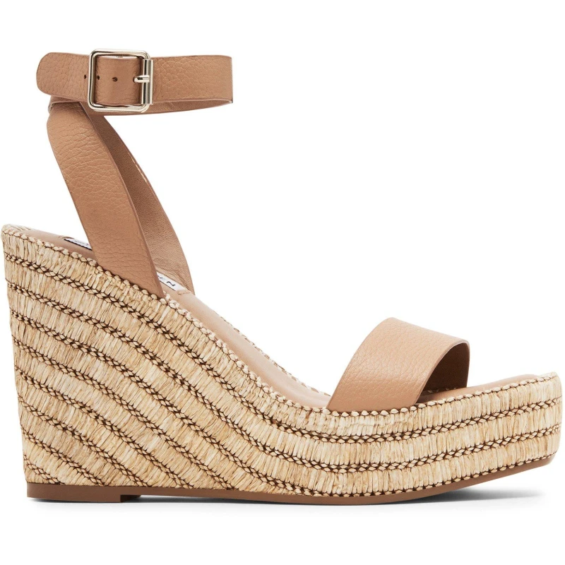 Image of Steve Madden Madden Cassie Wedge Ld63 Tan Leather female 6 (39)
