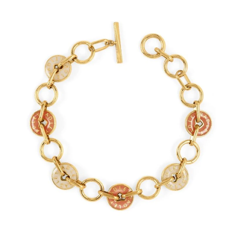 Image of Radley RYJ3658S Gold Tone Enamel Bracelet - J81914