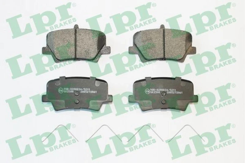 Image of LPR Brake pad set LPR 05P2061