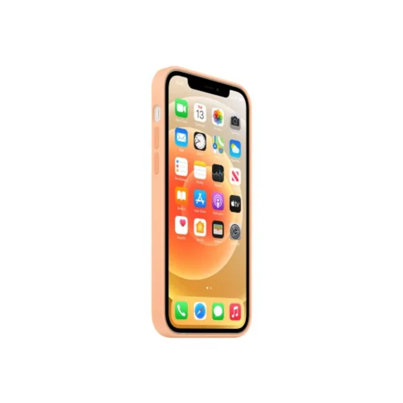 Image of iPhone 12 12 Pro Silicone Case with MagSafe - Cantaloupe