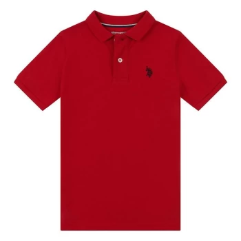 Image of US Polo Assn US Polo Assn Pique Polo Junior Boys - Red