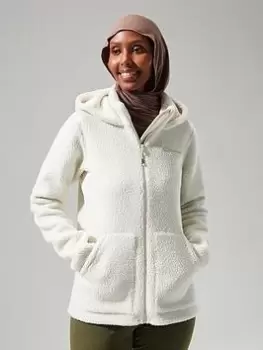 Image of Berghaus Darria Fz Hooded Fleece Jacket, Off White, Size 10, Women