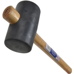 image of Faithfull Black Rubber Mallet - 794g