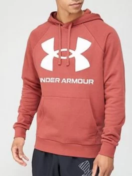 Image of Urban Armor Gear Rival Fleece Big Logo Hoodie - Red/White