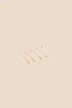 image of Pearl Hair Slides 5 Pack